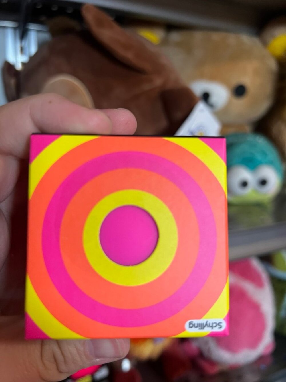 NEW Schylling NeeDoh Color Change PINK Stress Ball Nee Doh